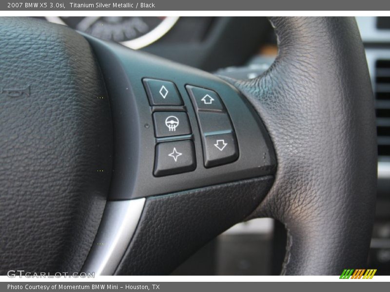 Titanium Silver Metallic / Black 2007 BMW X5 3.0si