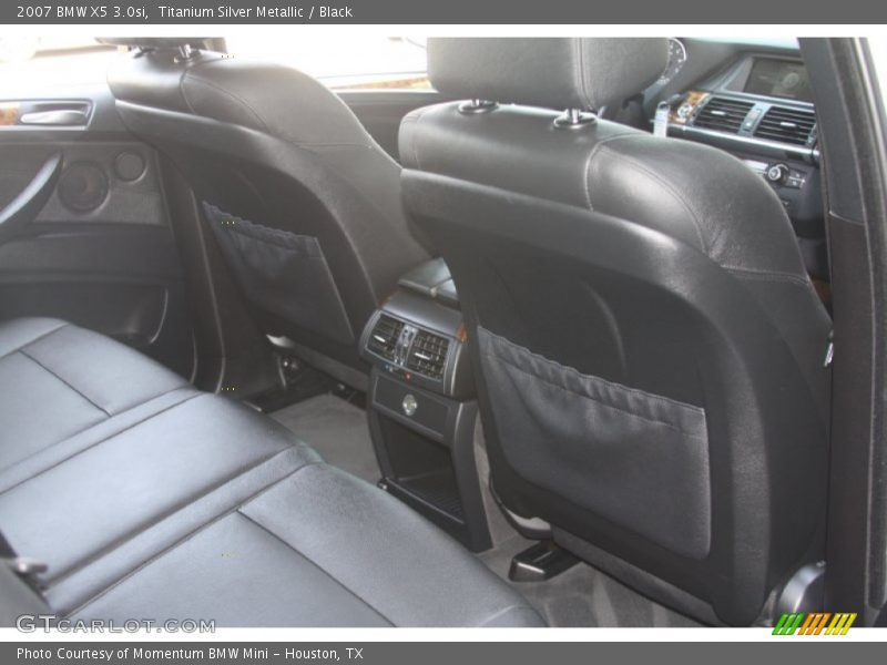 Titanium Silver Metallic / Black 2007 BMW X5 3.0si