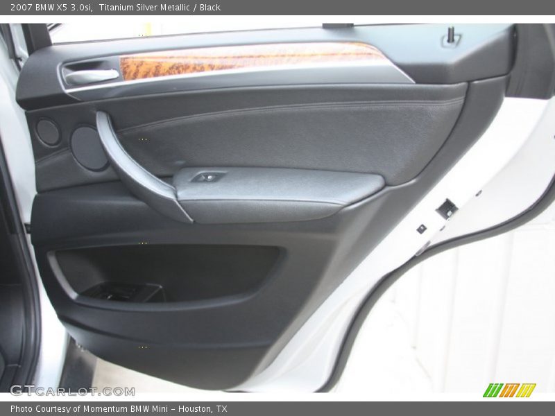 Titanium Silver Metallic / Black 2007 BMW X5 3.0si