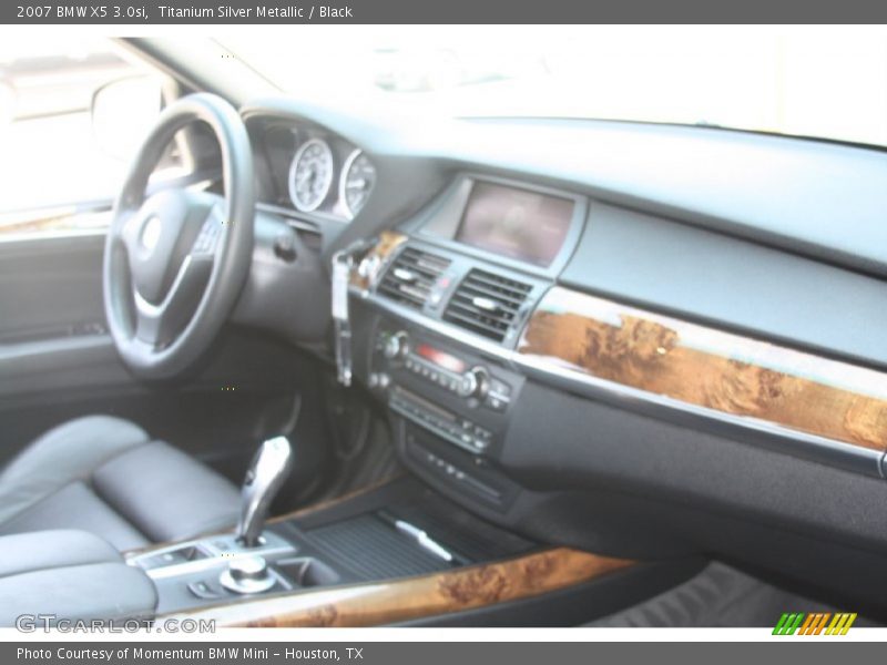 Titanium Silver Metallic / Black 2007 BMW X5 3.0si