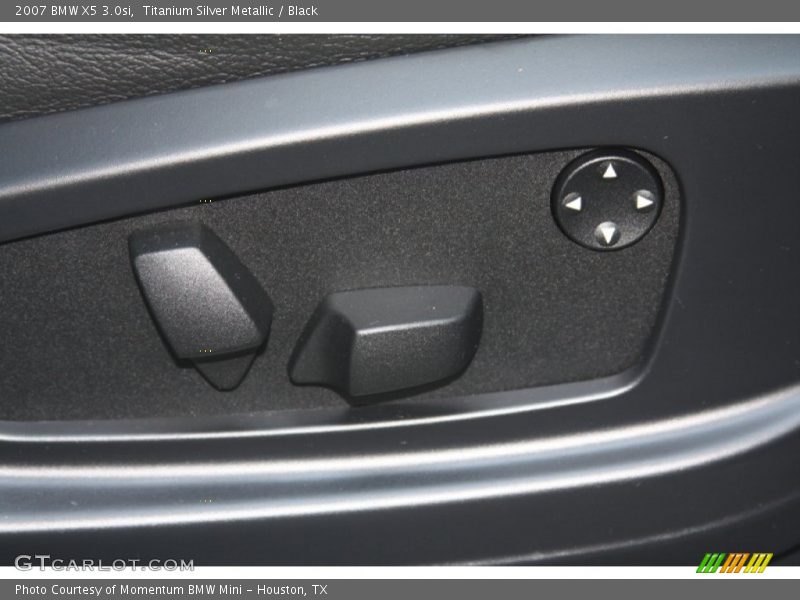 Titanium Silver Metallic / Black 2007 BMW X5 3.0si