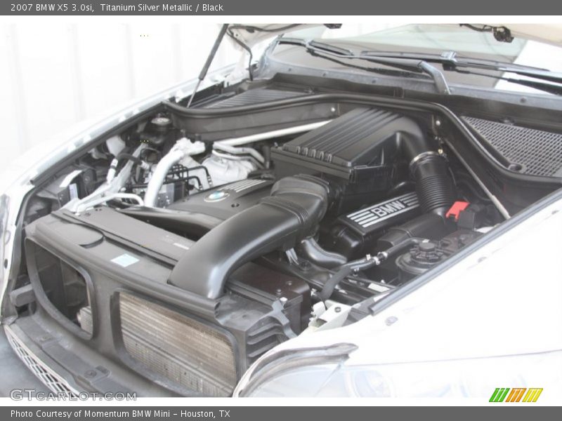 Titanium Silver Metallic / Black 2007 BMW X5 3.0si