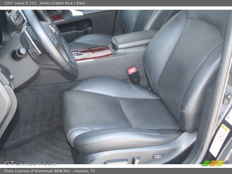 Smoky Granite Mica / Black 2007 Lexus IS 250