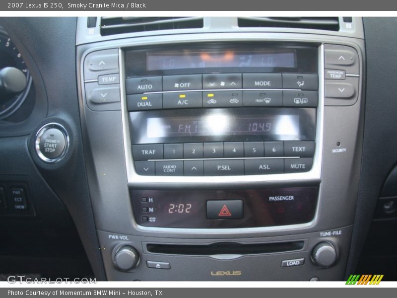 Smoky Granite Mica / Black 2007 Lexus IS 250
