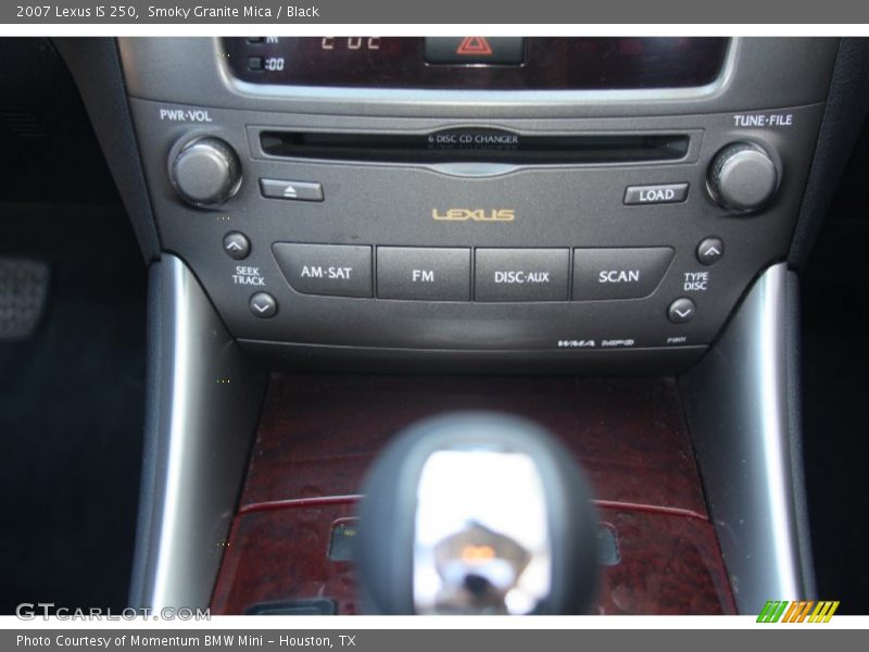 Smoky Granite Mica / Black 2007 Lexus IS 250