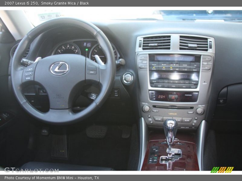 Smoky Granite Mica / Black 2007 Lexus IS 250
