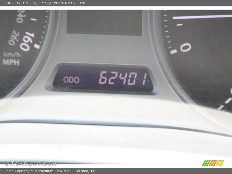 Smoky Granite Mica / Black 2007 Lexus IS 250