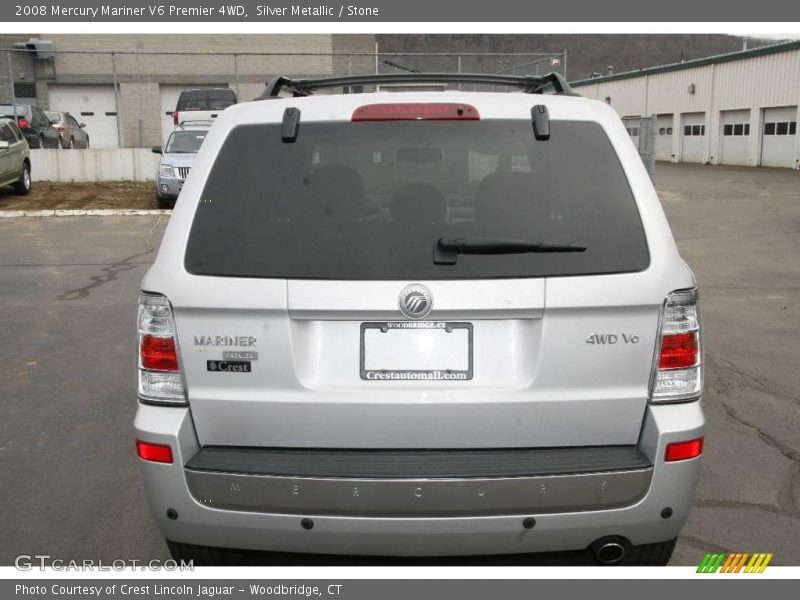 Silver Metallic / Stone 2008 Mercury Mariner V6 Premier 4WD