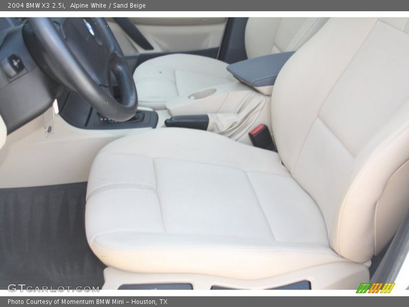 Alpine White / Sand Beige 2004 BMW X3 2.5i