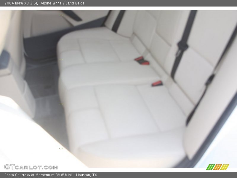 Alpine White / Sand Beige 2004 BMW X3 2.5i
