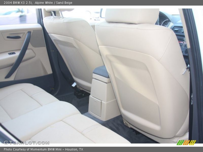 Alpine White / Sand Beige 2004 BMW X3 2.5i