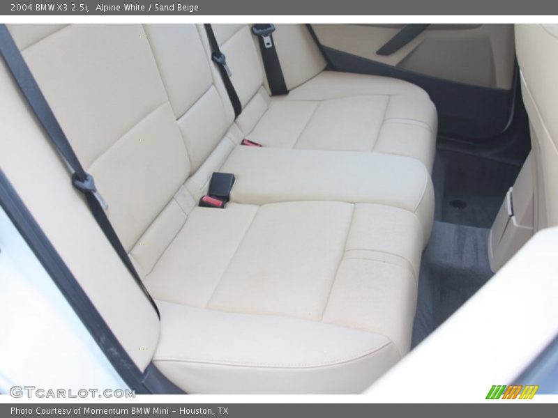 Alpine White / Sand Beige 2004 BMW X3 2.5i