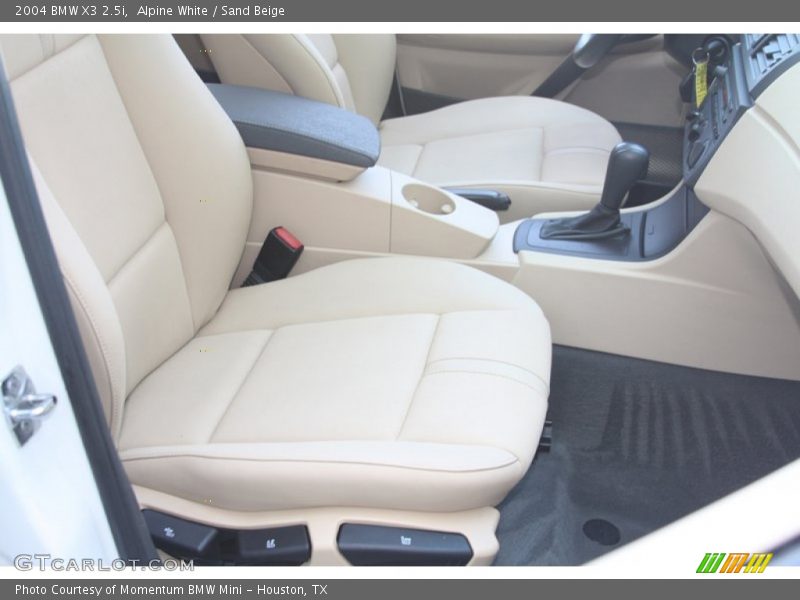 Alpine White / Sand Beige 2004 BMW X3 2.5i