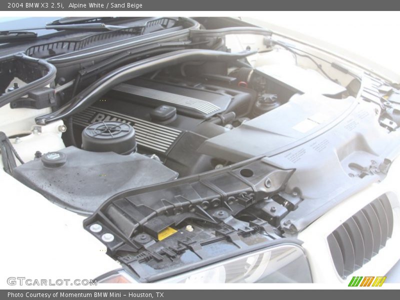 Alpine White / Sand Beige 2004 BMW X3 2.5i