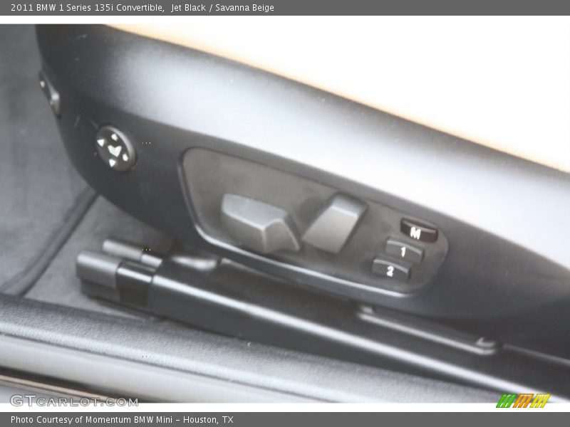 Jet Black / Savanna Beige 2011 BMW 1 Series 135i Convertible