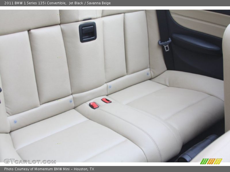 Jet Black / Savanna Beige 2011 BMW 1 Series 135i Convertible