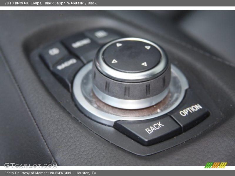 Controls of 2010 M6 Coupe