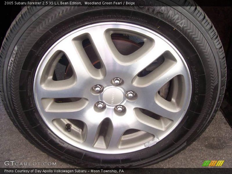 Woodland Green Pearl / Beige 2005 Subaru Forester 2.5 XS L.L.Bean Edition