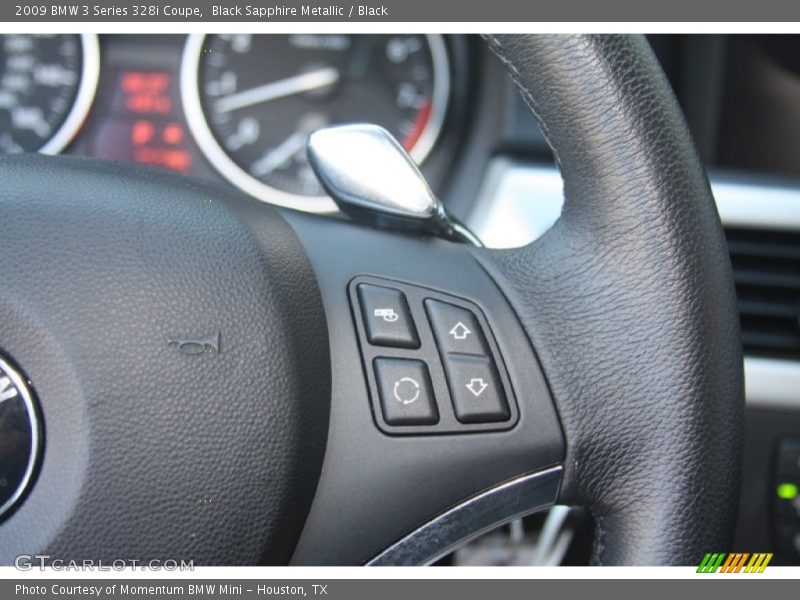 Black Sapphire Metallic / Black 2009 BMW 3 Series 328i Coupe