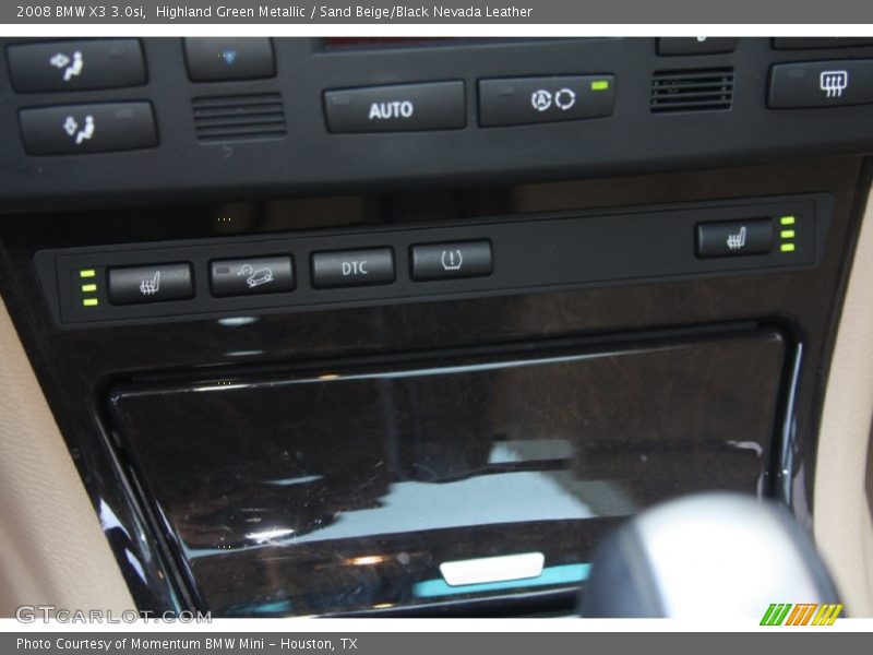 Highland Green Metallic / Sand Beige/Black Nevada Leather 2008 BMW X3 3.0si