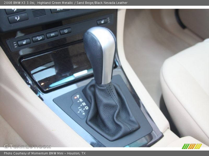 Highland Green Metallic / Sand Beige/Black Nevada Leather 2008 BMW X3 3.0si