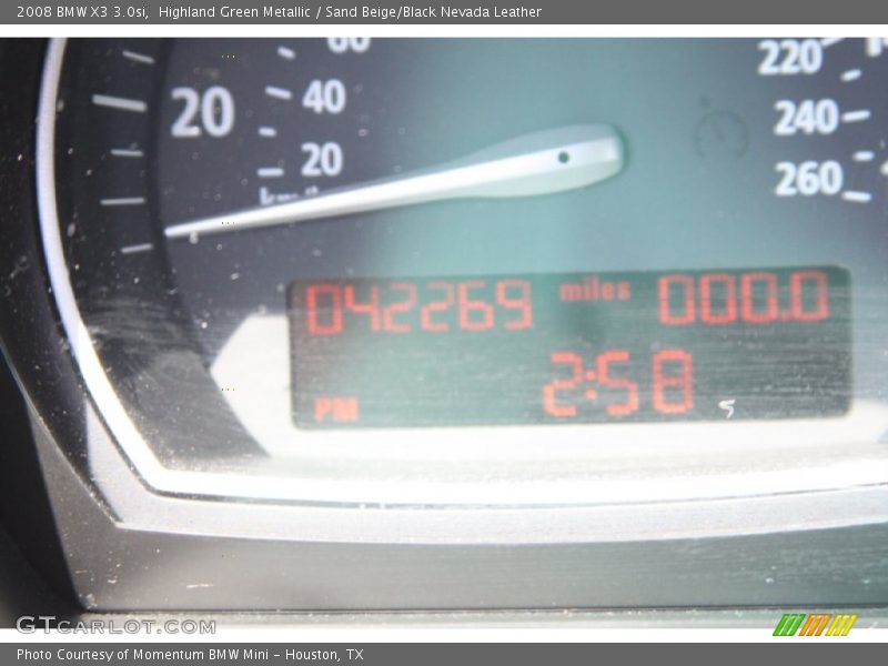 Highland Green Metallic / Sand Beige/Black Nevada Leather 2008 BMW X3 3.0si