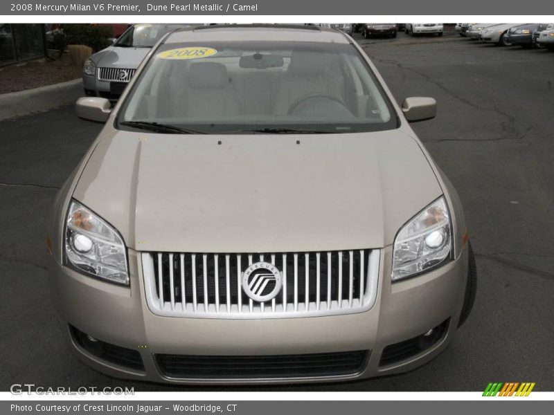 Dune Pearl Metallic / Camel 2008 Mercury Milan V6 Premier