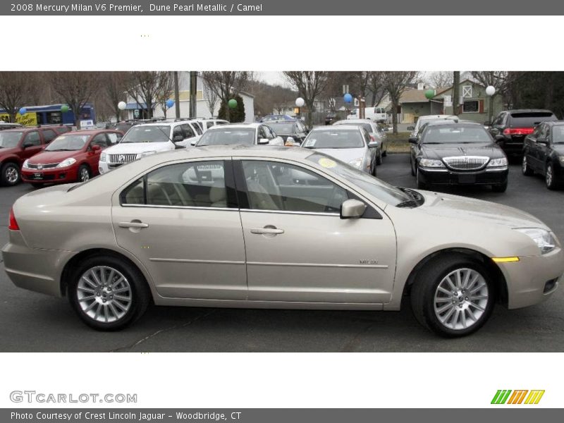 Dune Pearl Metallic / Camel 2008 Mercury Milan V6 Premier