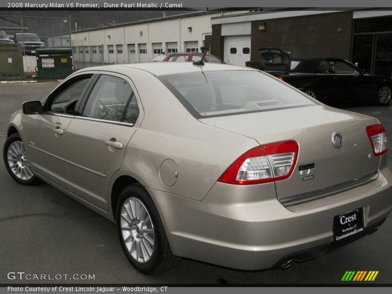 Dune Pearl Metallic / Camel 2008 Mercury Milan V6 Premier