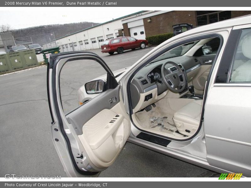 Dune Pearl Metallic / Camel 2008 Mercury Milan V6 Premier