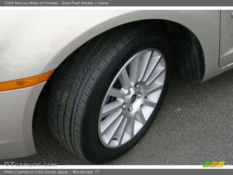 Dune Pearl Metallic / Camel 2008 Mercury Milan V6 Premier