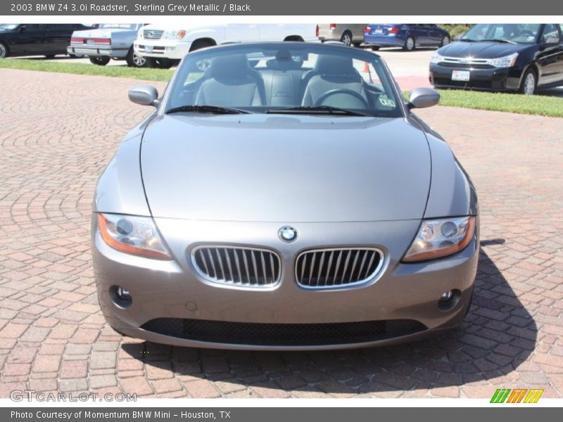 Sterling Grey Metallic / Black 2003 BMW Z4 3.0i Roadster