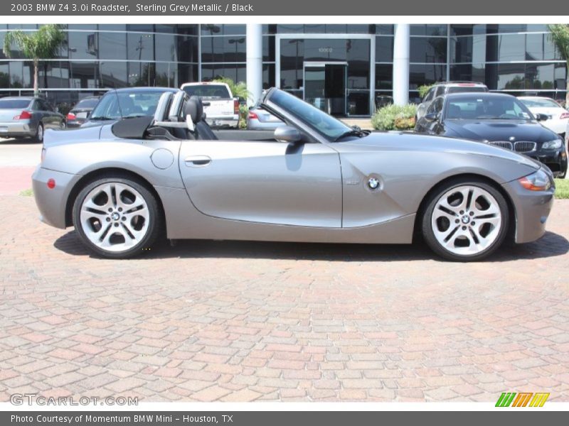 Sterling Grey Metallic / Black 2003 BMW Z4 3.0i Roadster