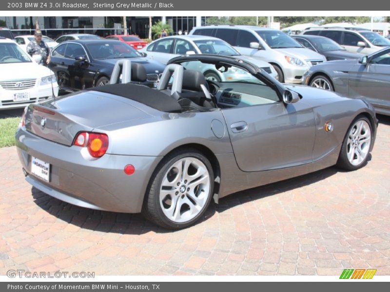 Sterling Grey Metallic / Black 2003 BMW Z4 3.0i Roadster