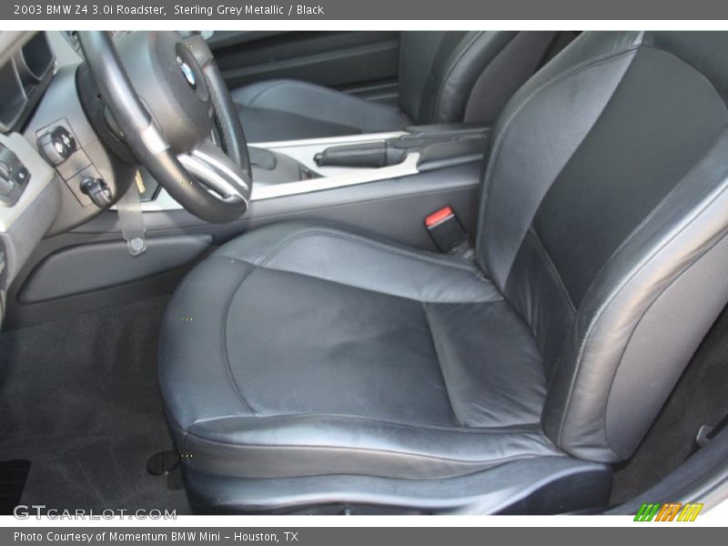 Sterling Grey Metallic / Black 2003 BMW Z4 3.0i Roadster