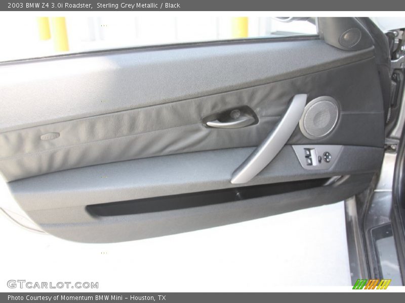 Sterling Grey Metallic / Black 2003 BMW Z4 3.0i Roadster