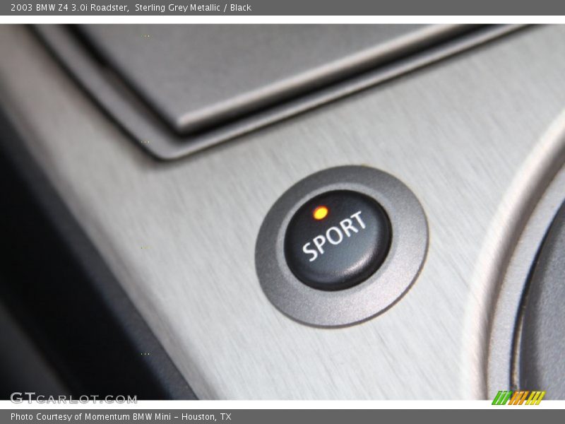 Sterling Grey Metallic / Black 2003 BMW Z4 3.0i Roadster