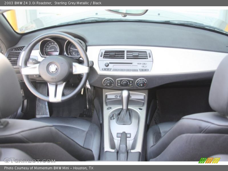 Sterling Grey Metallic / Black 2003 BMW Z4 3.0i Roadster