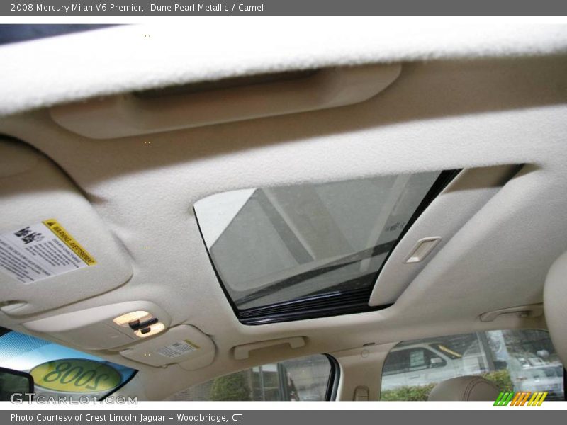 Dune Pearl Metallic / Camel 2008 Mercury Milan V6 Premier