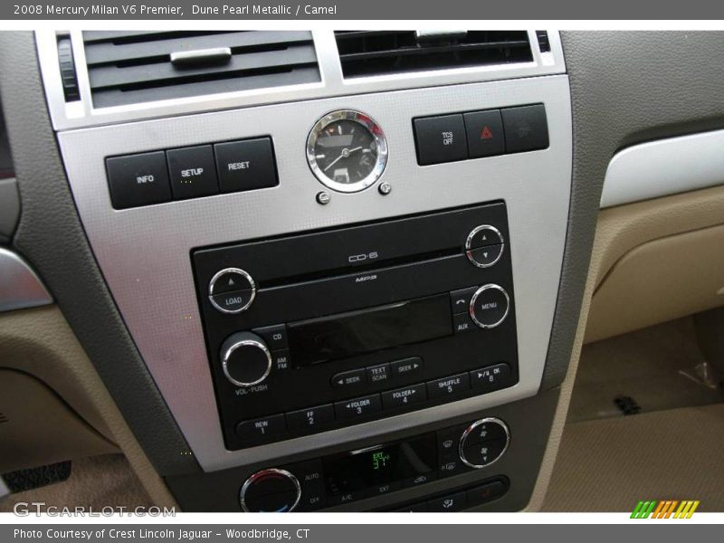 Dune Pearl Metallic / Camel 2008 Mercury Milan V6 Premier