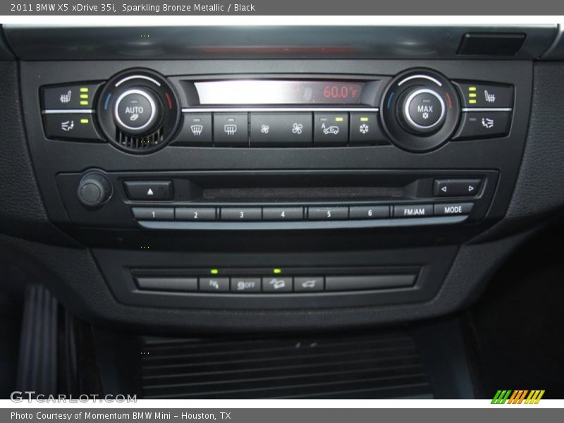 Sparkling Bronze Metallic / Black 2011 BMW X5 xDrive 35i