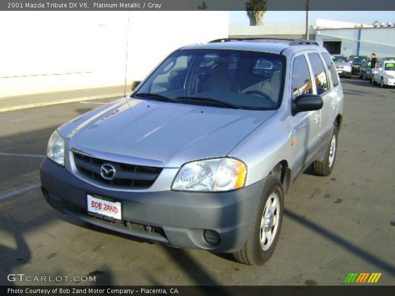 Platinum Metallic / Gray 2001 Mazda Tribute DX V6