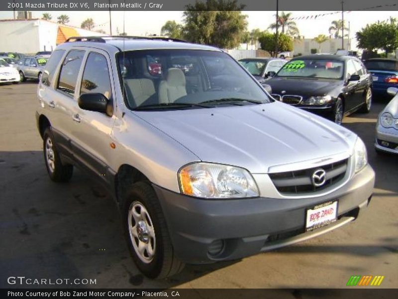 Platinum Metallic / Gray 2001 Mazda Tribute DX V6