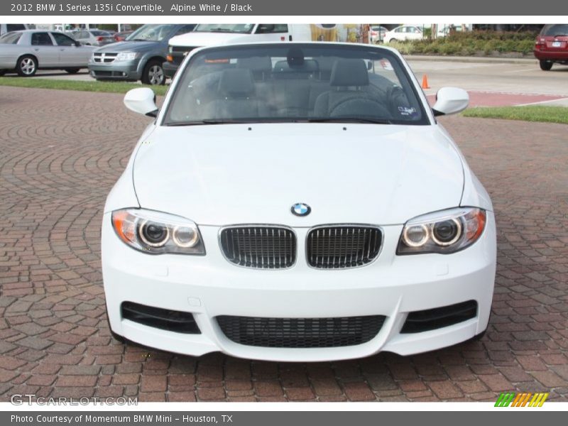 Alpine White / Black 2012 BMW 1 Series 135i Convertible