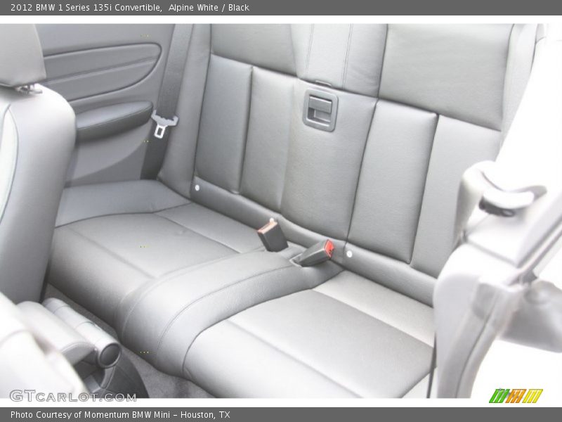 Alpine White / Black 2012 BMW 1 Series 135i Convertible