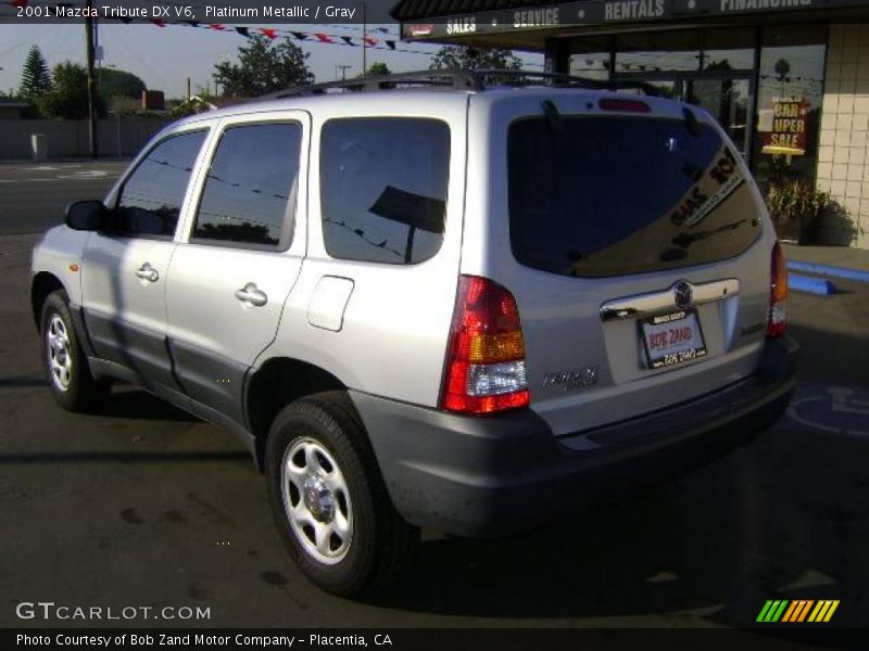 Platinum Metallic / Gray 2001 Mazda Tribute DX V6