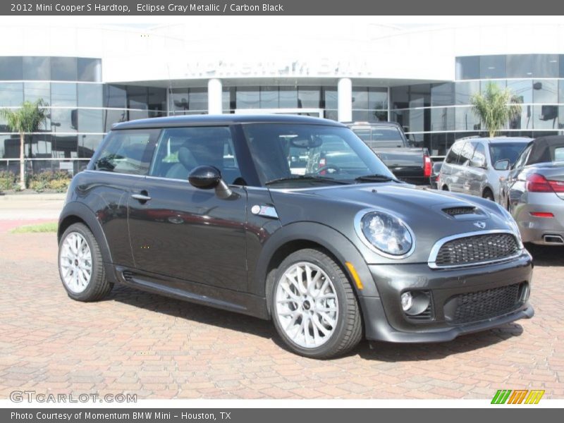 Eclipse Gray Metallic / Carbon Black 2012 Mini Cooper S Hardtop