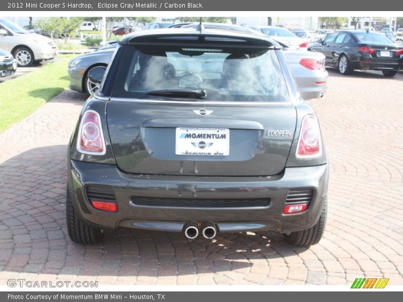 Eclipse Gray Metallic / Carbon Black 2012 Mini Cooper S Hardtop