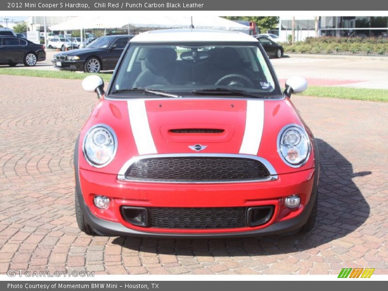 Chili Red / Punch Carbon Black Leather 2012 Mini Cooper S Hardtop
