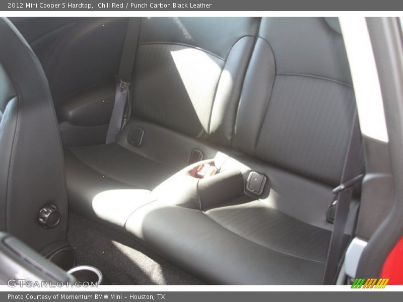  2012 Cooper S Hardtop Punch Carbon Black Leather Interior